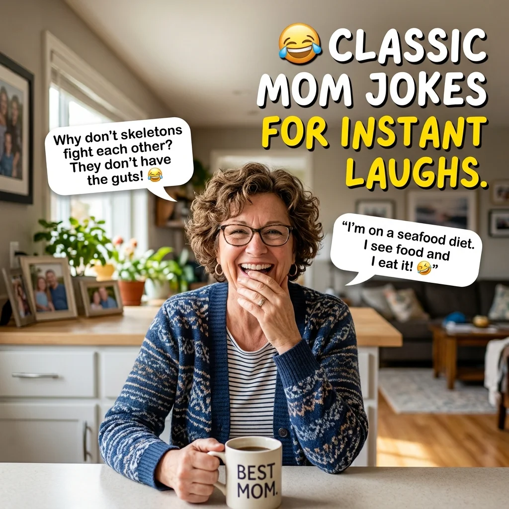 😂 Classic Mom Jokes for Instant Laughs