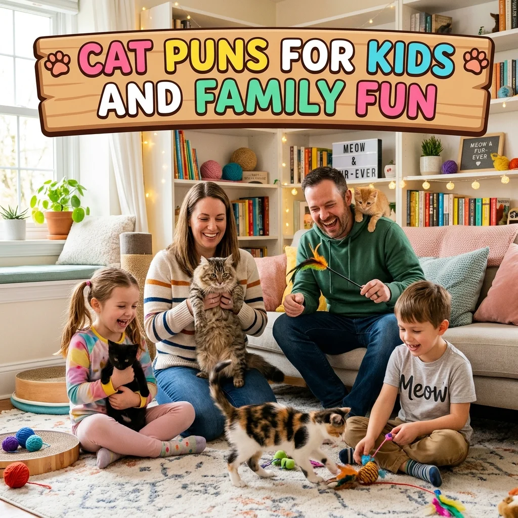 π± Cat Puns for Kids and Family Fun