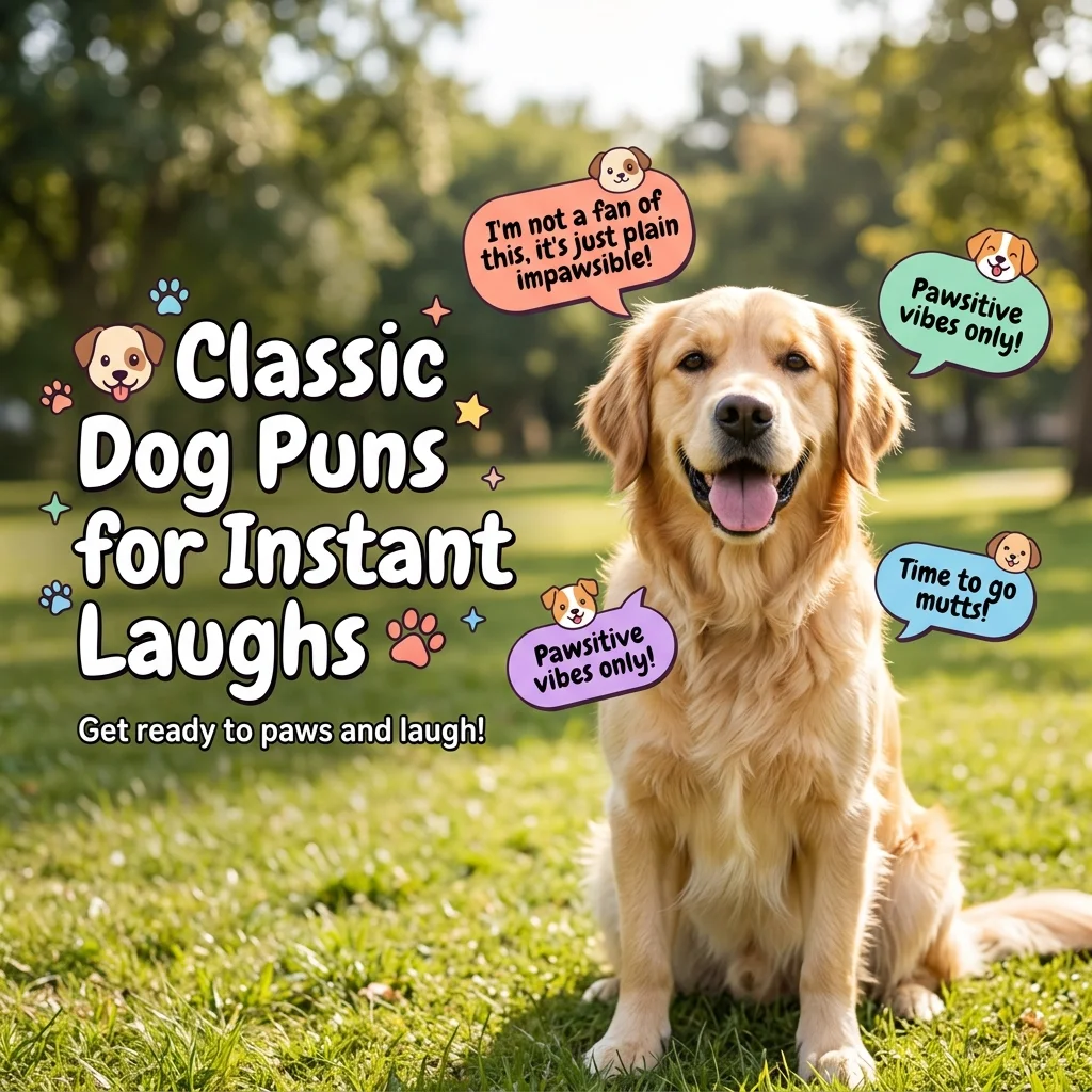 ๐ถ Classic Dog Puns for Instant Laughs