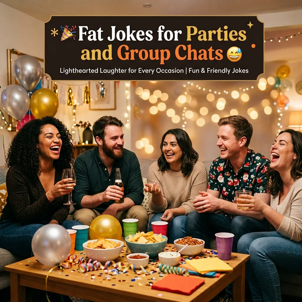 ๐ Fat Jokes for Parties and Group Chats