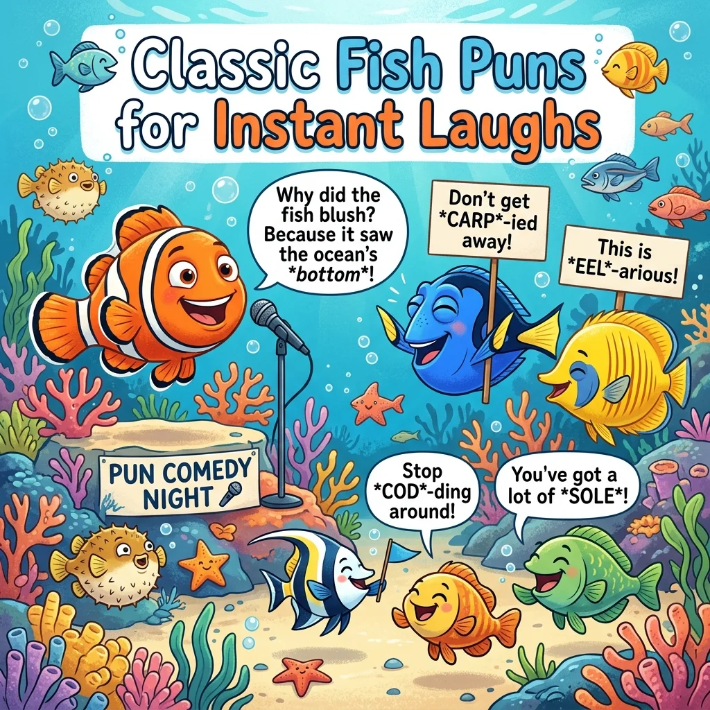 π Classic Fish Puns for Instant Laughs