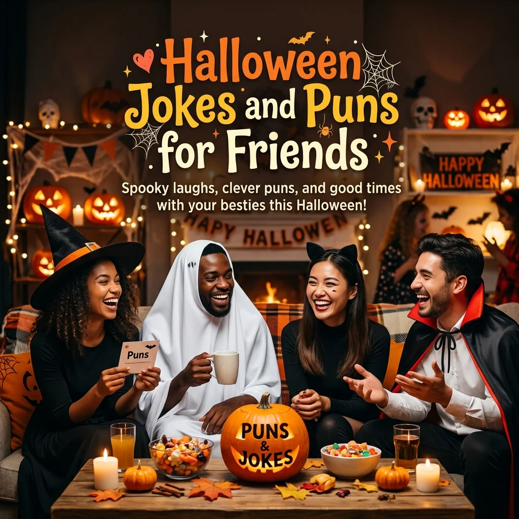 π Halloween Jokes and Puns for Friends