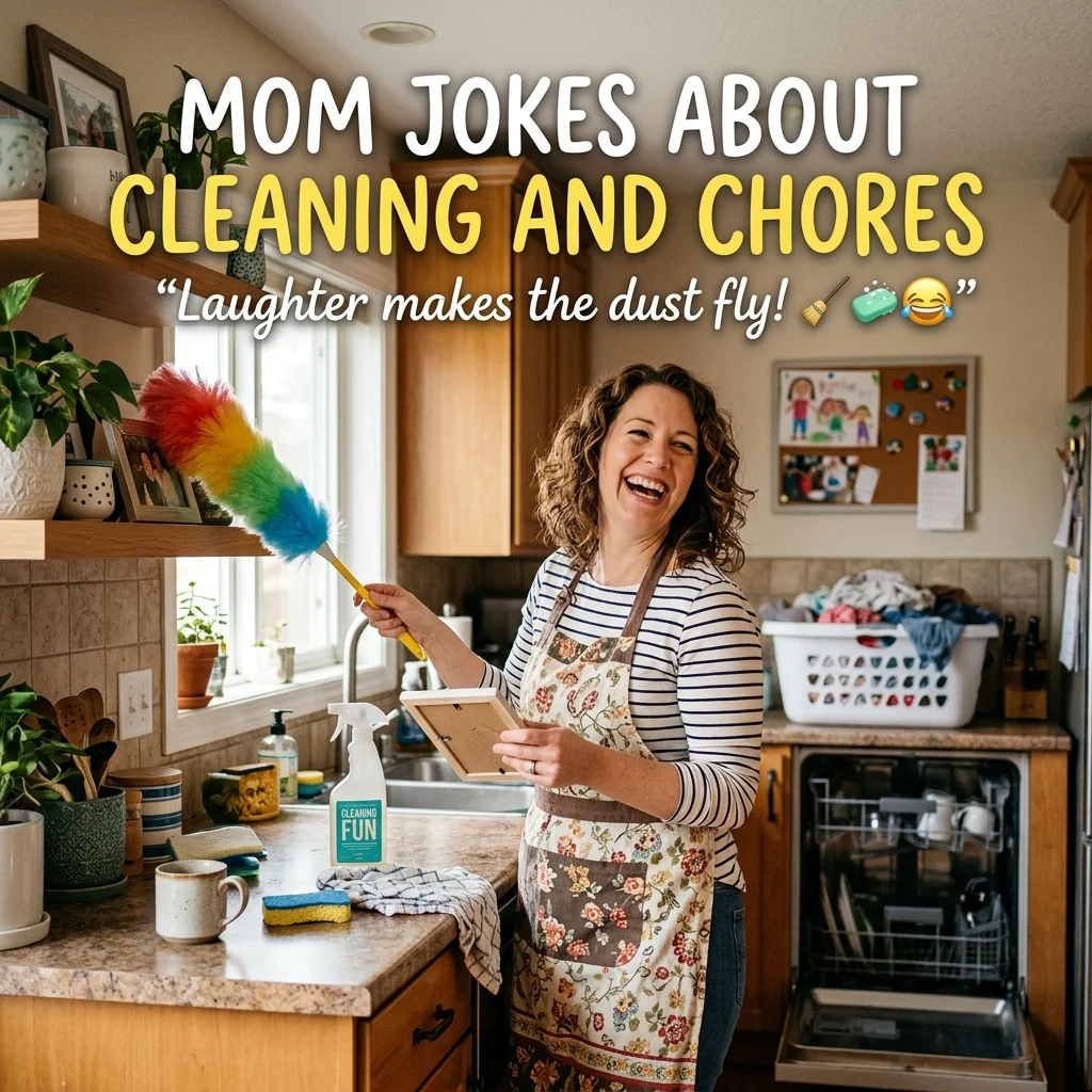 🧹 Mom Jokes About Cleaning and Chores