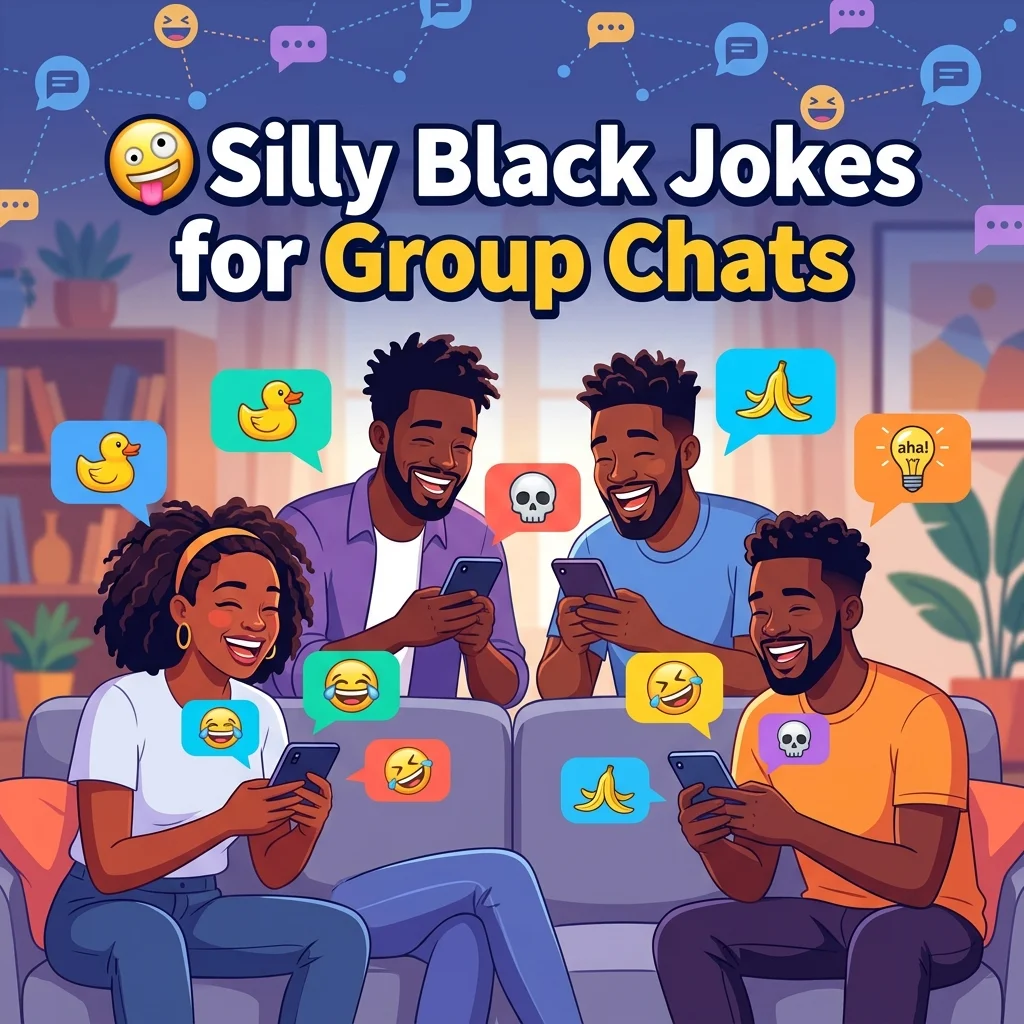🤪 Silly Black Jokes for Group Chats