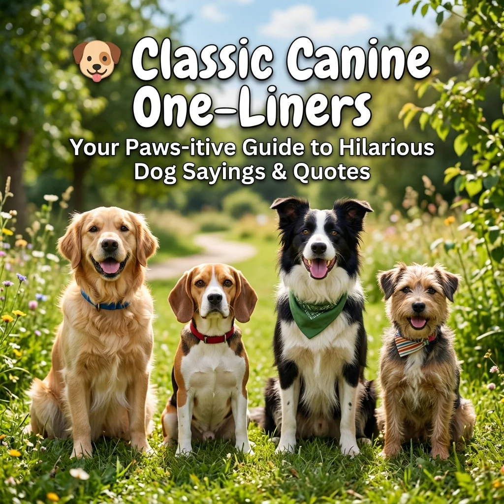 ๐ถ Classic Canine One-Liners