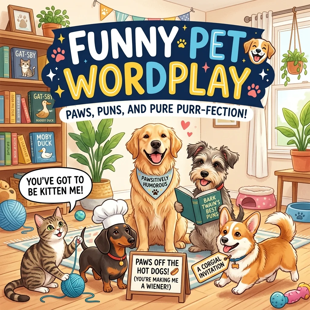 🐶 Funny Pet Wordplay